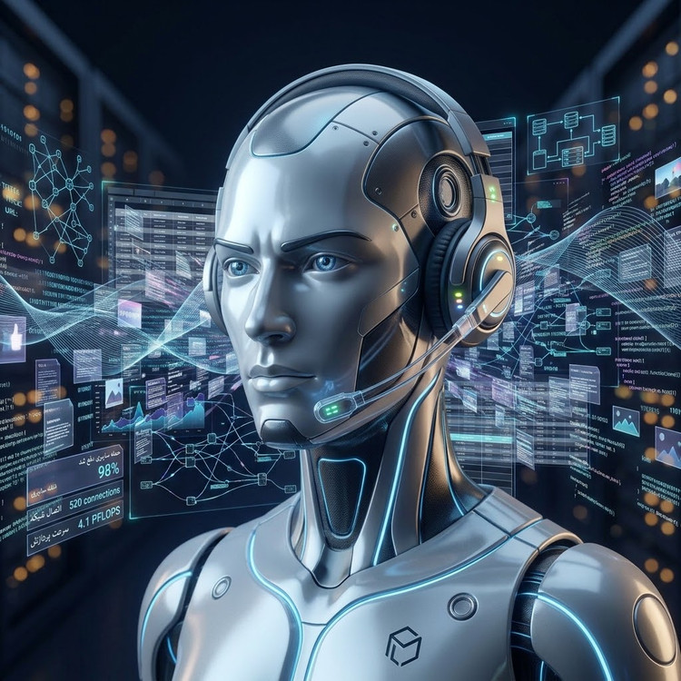 ایجنت و پشتیبان فنی هوشمند مبتنی بر هوش مصنوعی (AI Technical Support Agent) | پاسخگویی خودکار ۲۴/۷